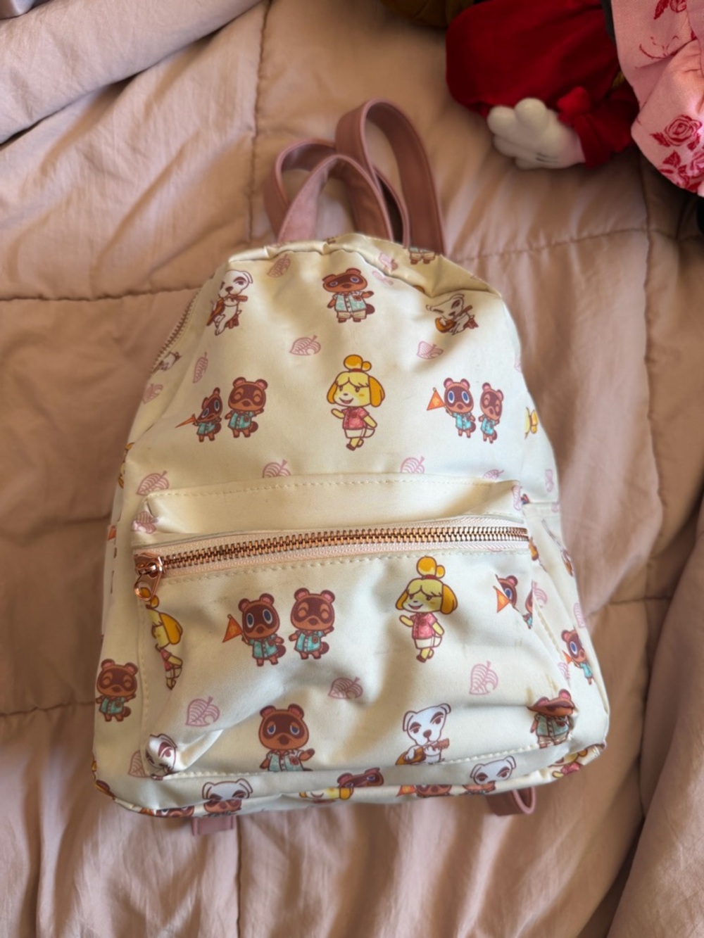 Animal Crossing Print Mini Backpack - Cream - Picture 2 of 8